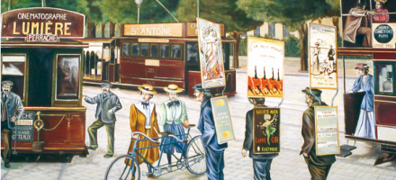 La fresque des transports de Lyon